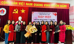 TRƯỜNG MẦM NON KỲ THỊNH TỔ CHỨC GẶP MẶT CHIA TAY CÁN BỘ QUẢN LÝ, GIÁO VIÊN, NHÂN VIÊN CHUYỂN CÔNG TÁC VỀ ĐƠN VỊ MỚI.