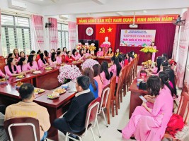 CÔNG ĐOÀN TRƯỜNG MẦM NON KỲ THỊNH TỔ CHỨC GẶP MẶT DÂU RỂ NHÂN NGÀY QUỐC TẾ PHỤ NỮ 8/3