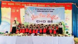 BỮA TIỆC BUFFET VUI VẺ VÀ Ý NGHĨA CỦA CÁC BÉ CỤM TRƯỜNG SƠN TRƯỜNG MẦM NON KỲ THỊNH