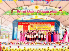 TRƯỜNG MẦM NON KỲ THỊNH TỔ CHỨC THÀNH CÔNG CHƯƠNG TRÌNH GIAO LƯU "RUNG CHUÔNG VÀNG" CHO TRẺ KHỐI 4 TUỔI VÀ KHỐI 5 TUỔI.