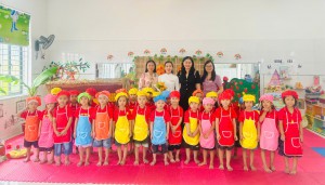TRƯỜNG MẦM NON KỲ THỊNH TỔ CHỨC THAO GIẢNG CHÀO  MỪNG KỶ NIỆM 95 NĂM NGÀY PHỤ NỮ VIỆT NAM 20/10