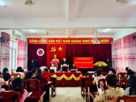 CHI BỘ TRƯỜNG MẦM NON KỲ THỊNH TỔ CHỨC SINH HOẠT THƯỜNG KỲ THÁNG 5 NĂM 2026